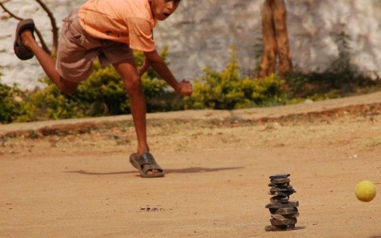 Lagori game in mudigere Chikmagalur